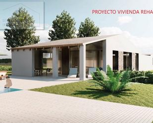 Vista exterior de Casa o xalet en venda en Elche / Elx amb Jardí privat