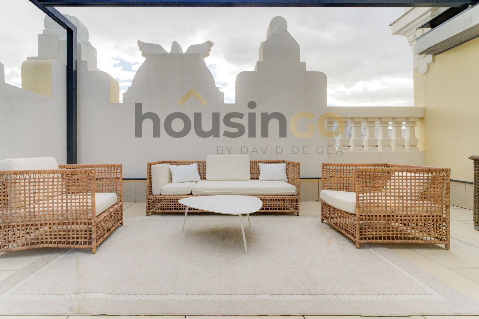 Terrace of Attic to rent in  Madrid Capital  with Air Conditioner, Heating and Parquet flooring