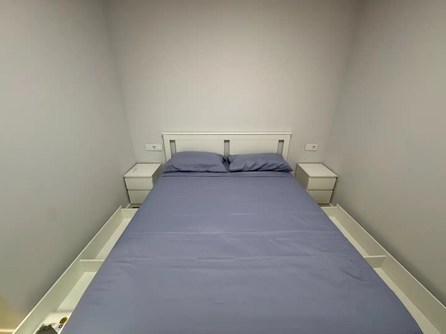 Schlafzimmer von Wohnung zur Miete in Málaga mit Klimaanlage, Terrasse und Abstellraum