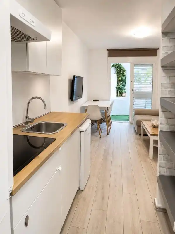 Cuina de Planta baixa en venda en Santa Eulària des Riu amb Aire condicionat, Calefacció i Jardí privat
