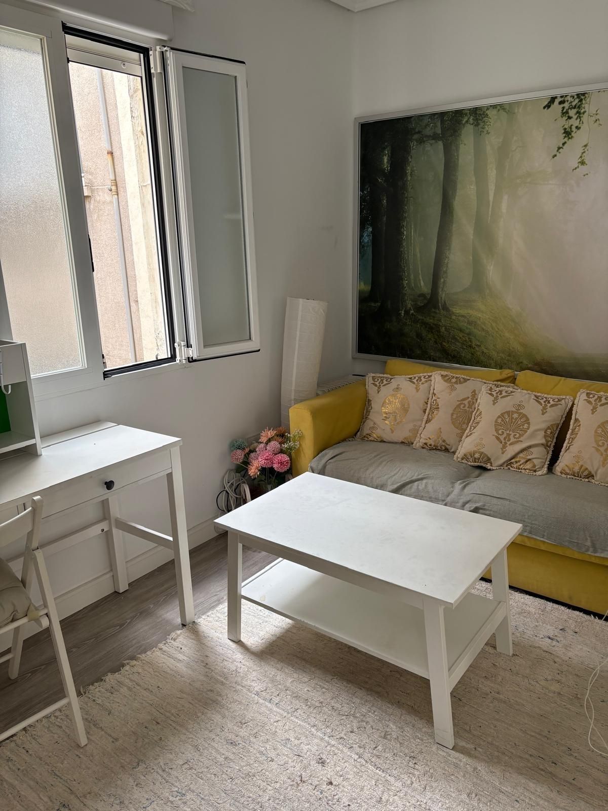 Living room of Flat to rent in  Madrid Capital  with Air Conditioner