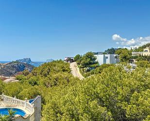 Exterior view of House or chalet for sale in Benitachell / El Poble Nou de Benitatxell  with Air Conditioner, Heating and Private garden