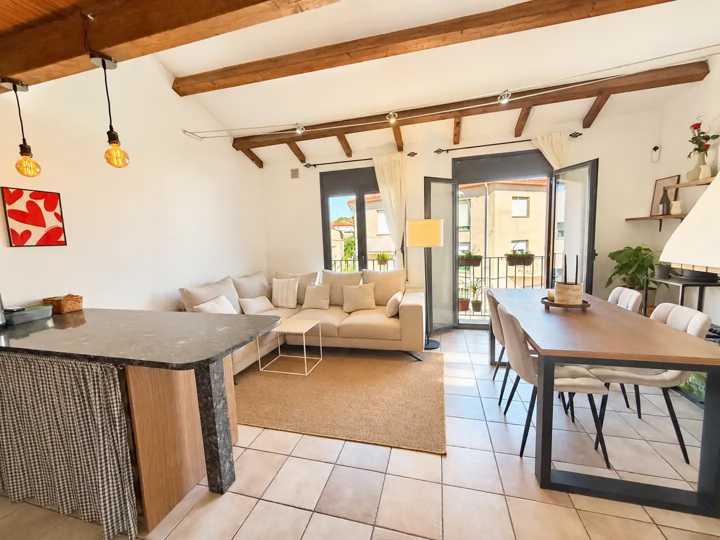 Living room of Duplexes for sale in Manlleu  with Heating, Oven and Balcony