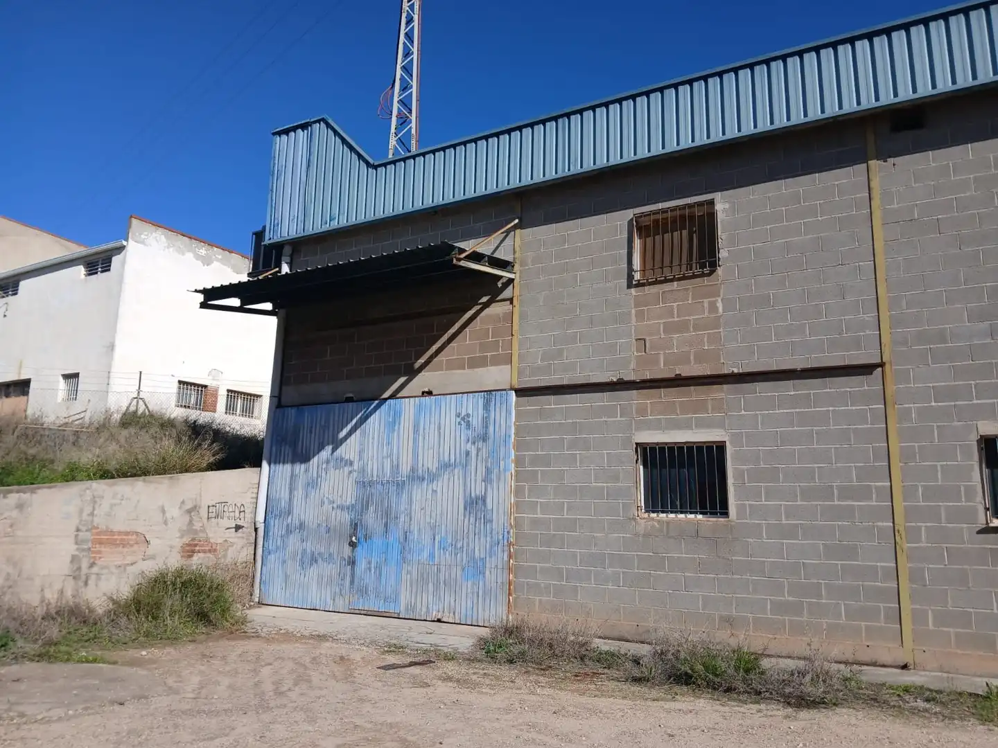 Vista exterior de Nau industrial en venda en Villacañas