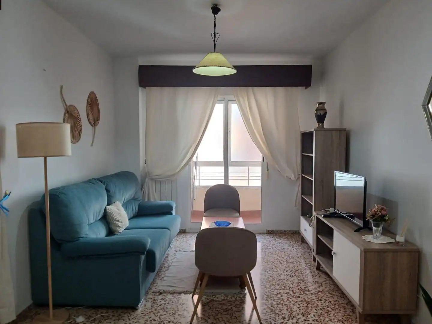 Wohnzimmer von Wohnung zur Miete in Cáceres mit Heizung, Terrasse und Möbliert