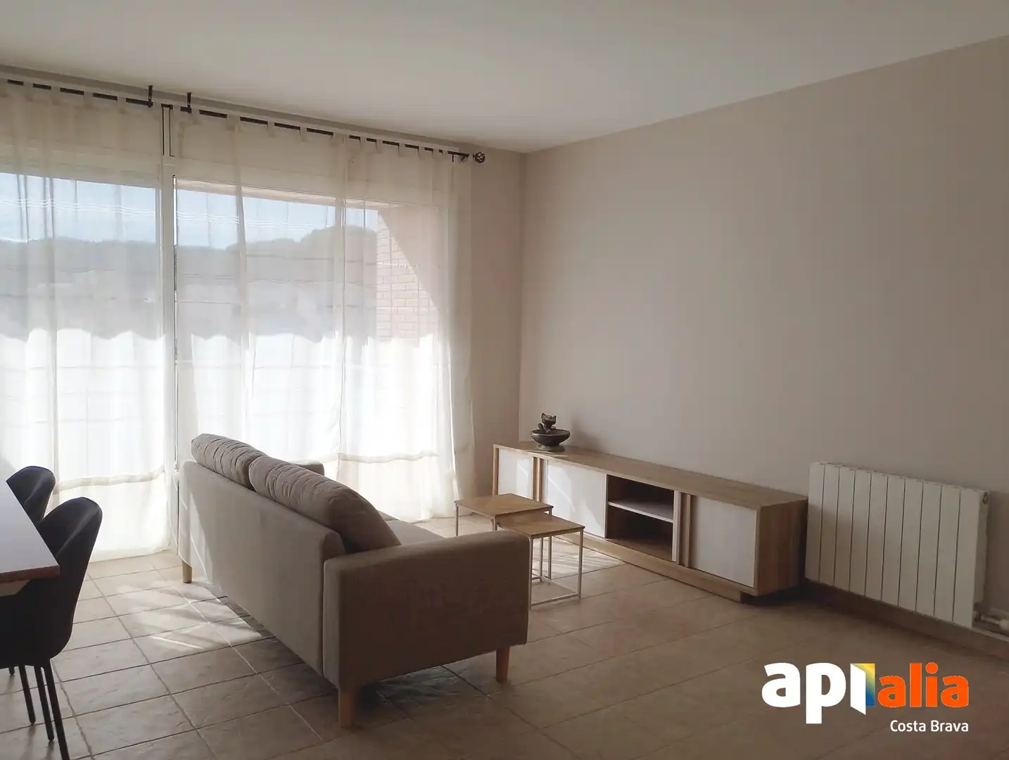 Sala de estar de Piso en venta en Calonge i Sant Antoni con Calefacción y Jardín privado