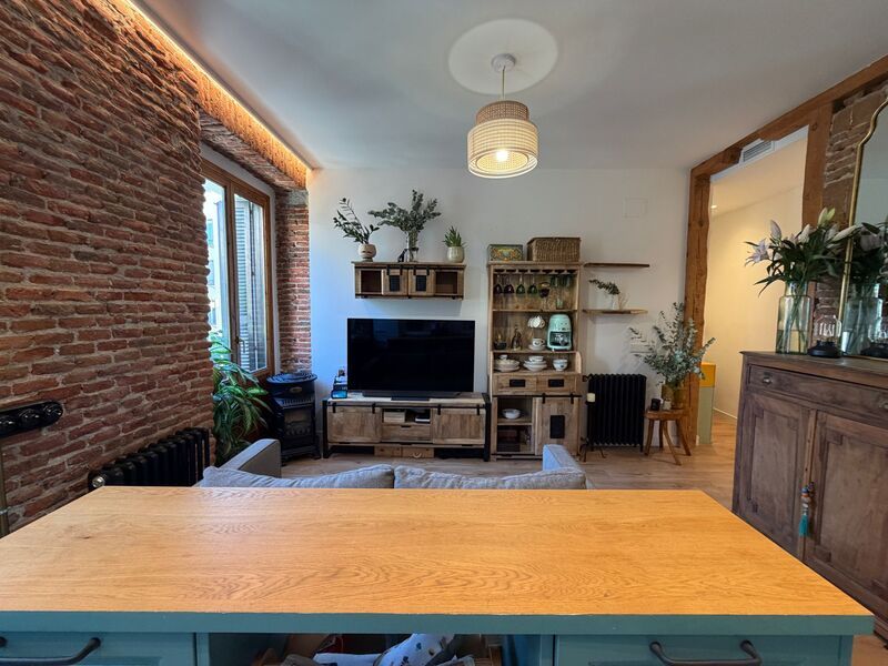 Sala d'estar de Pis en venda en  Madrid Capital amb Aire condicionat, Calefacció i Traster