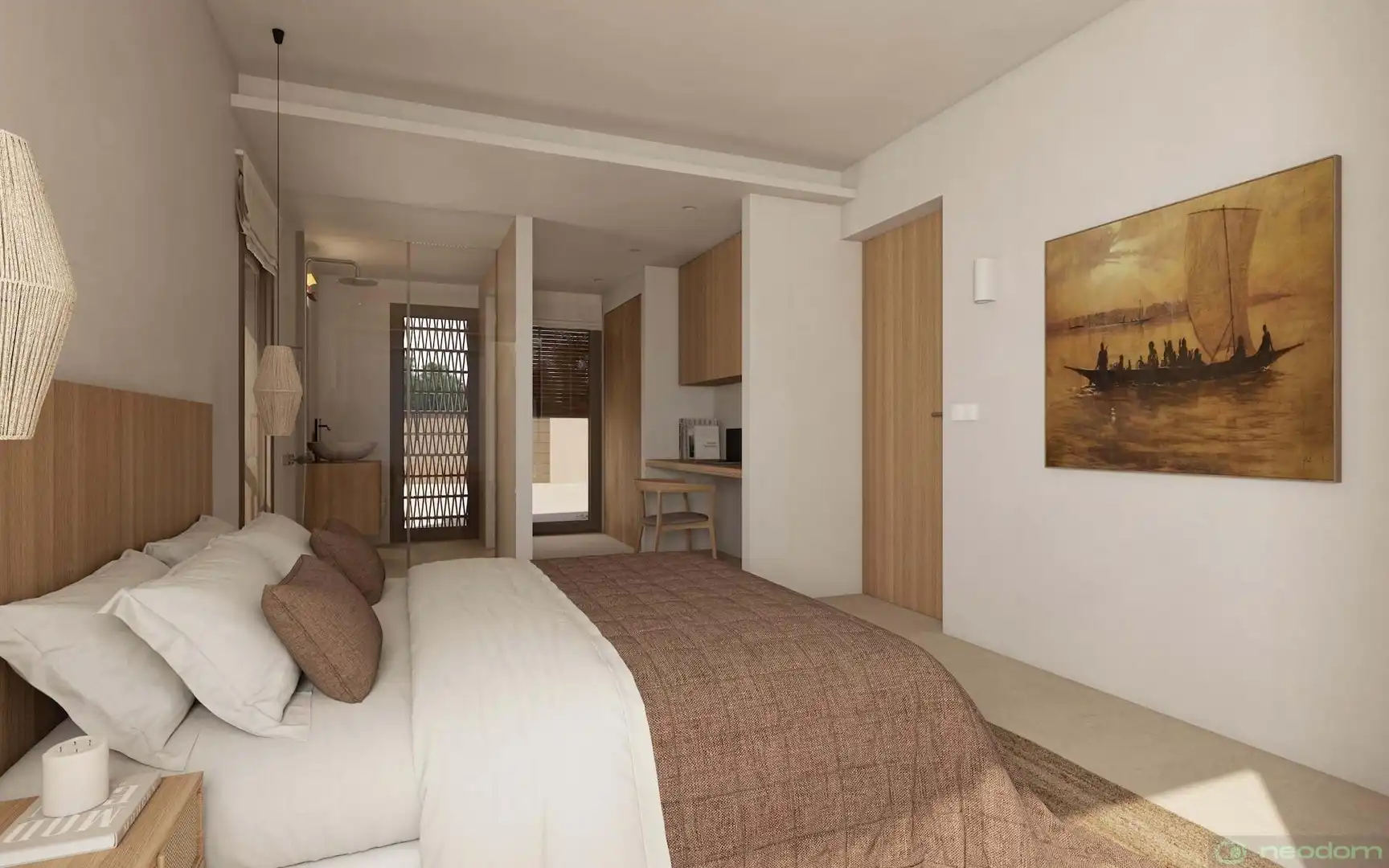 Bedroom of Houses for sale in Benissa  with Terrace and Swimming Pool