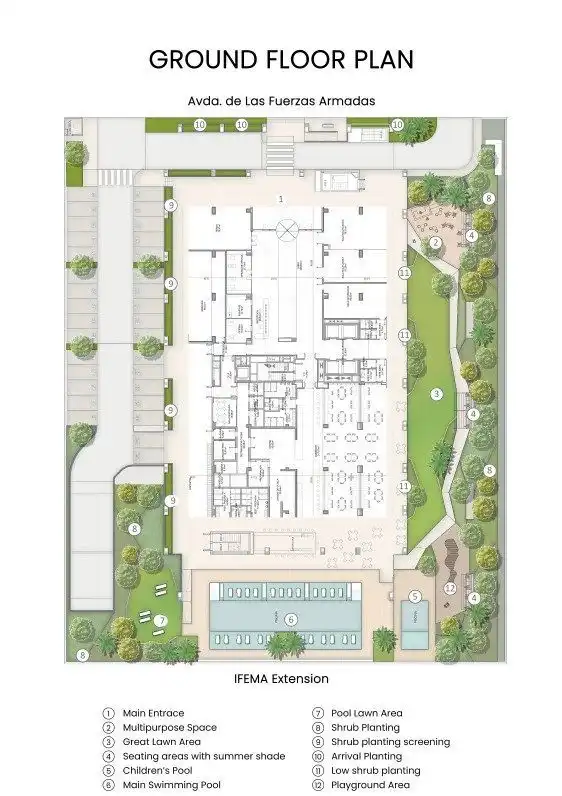 Vista exterior de Estudi en venda en Madrid amb Aire condicionat, Calefacció i Jardí privat