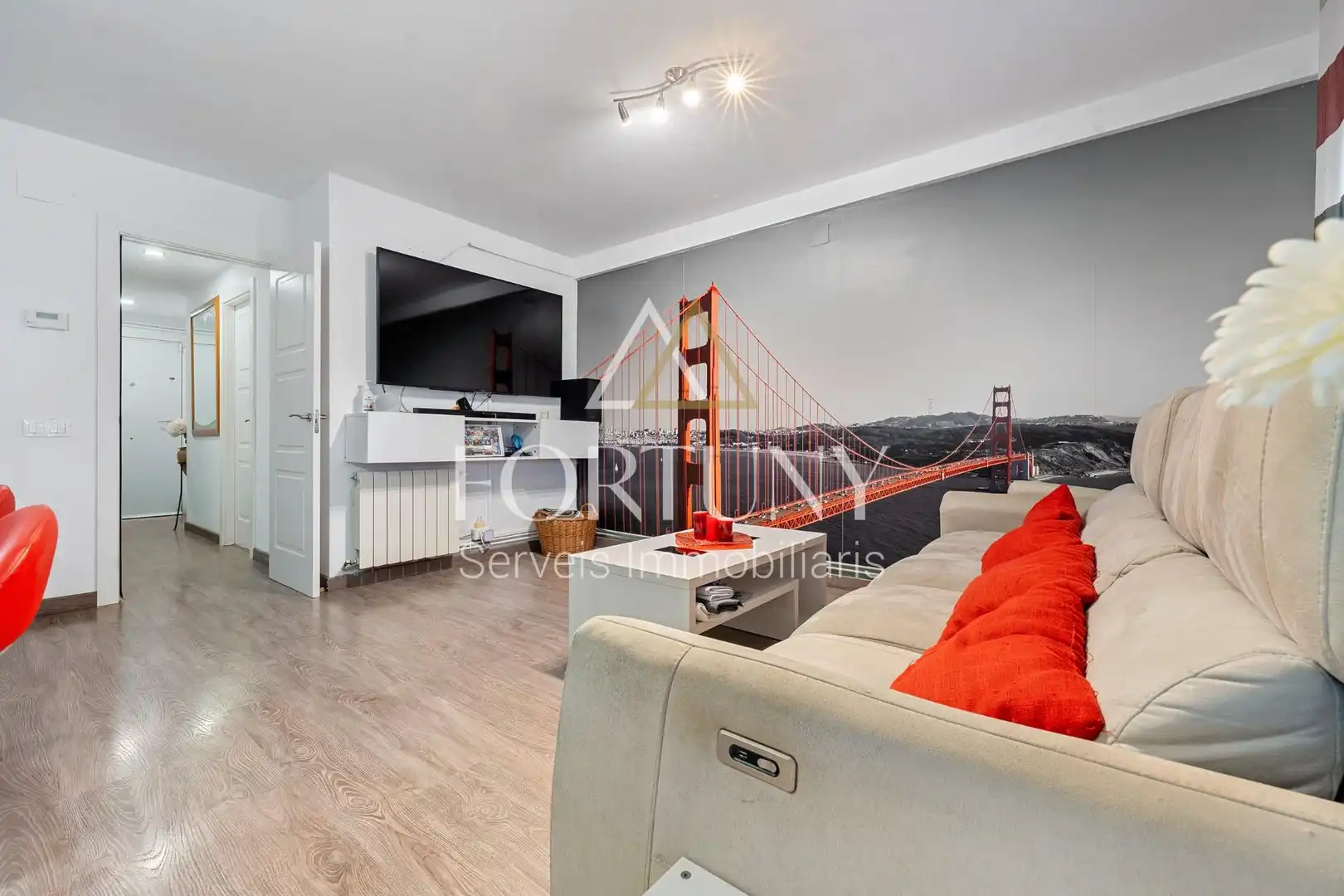 Sala de estar de Casa adosada en venta en Reus con Aire acondicionado, Calefacción y Terraza