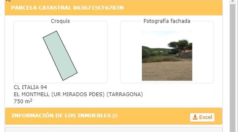 Foto 5 de Residencial en venda a Carrer Italia, 93, El Montmell, Tarragona