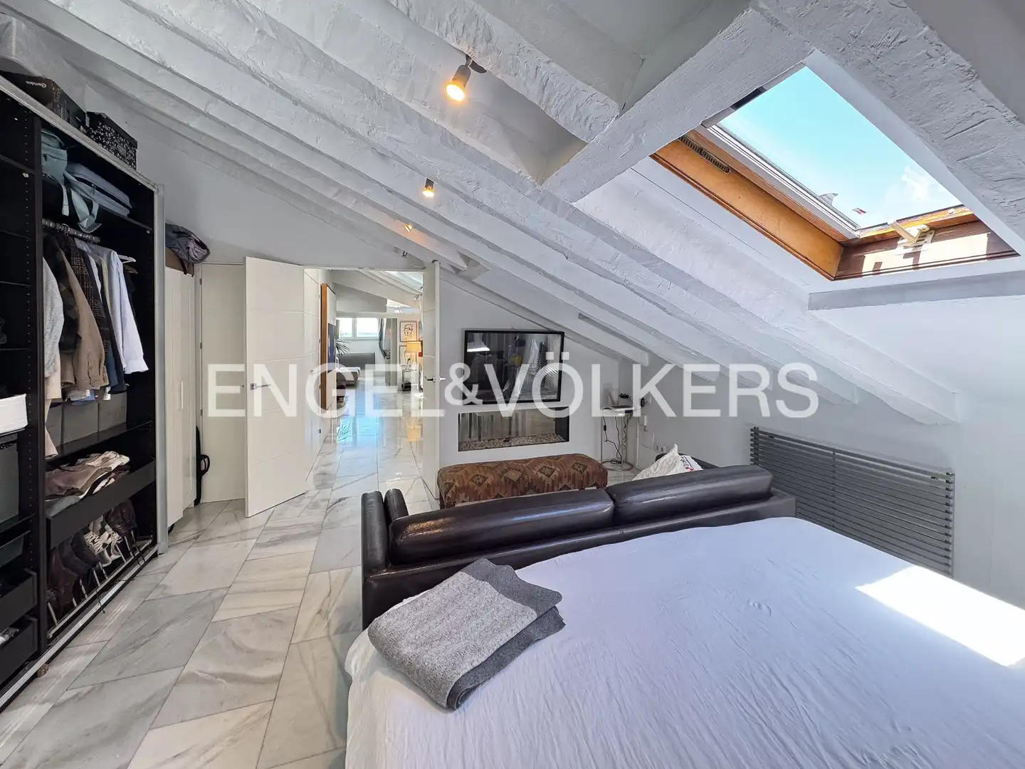 Balcony of Flat for rent in Madrid  with Air Conditioner, Heating and Terrace
