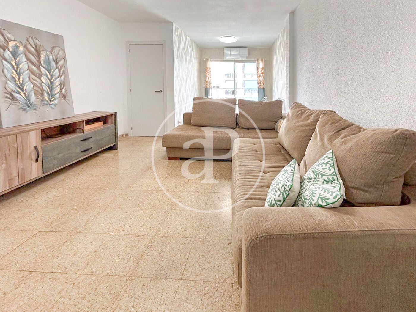Sala d'estar de Pis en venda en  Valencia Capital amb Aire condicionat, Calefacció i Terrassa