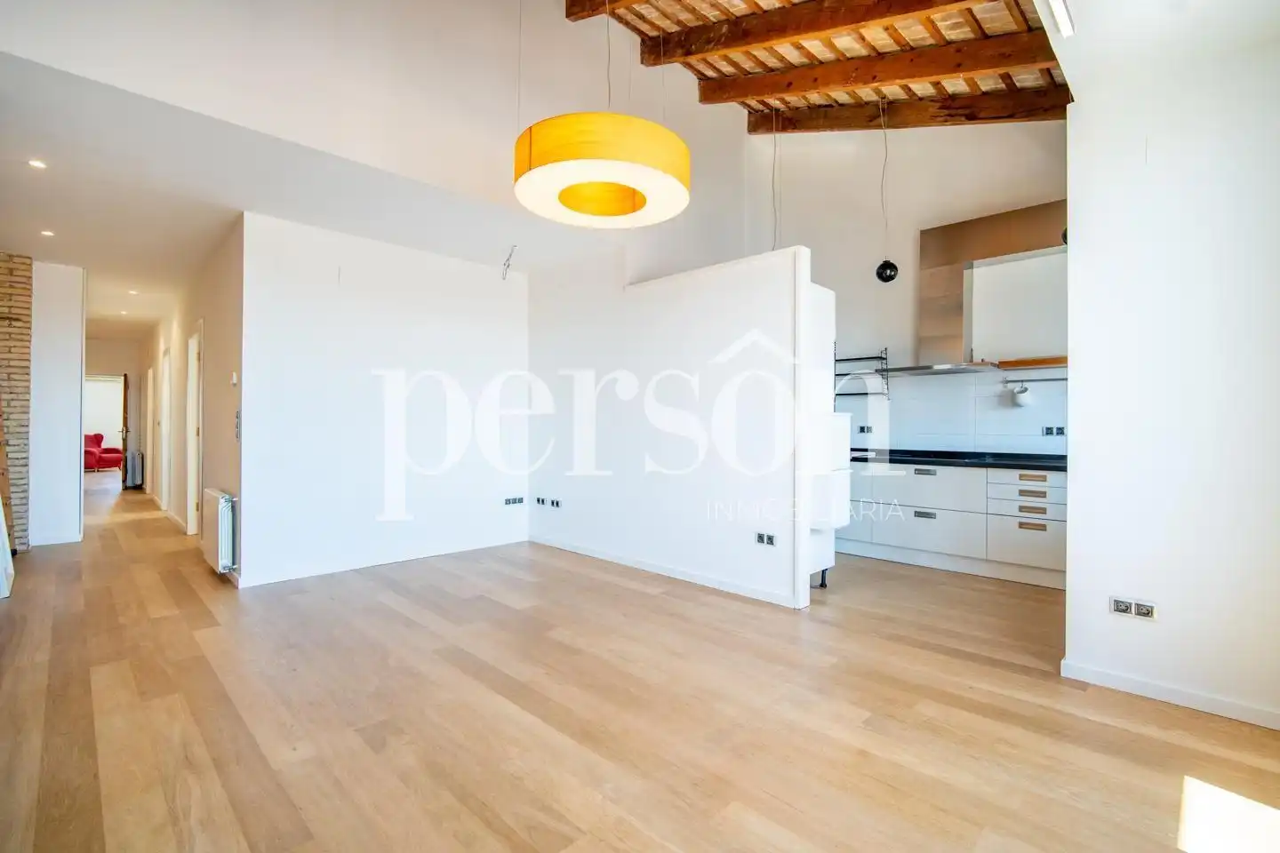Cuina de Àtic de lloguer en Valencia amb Aire condicionat, Parquet i Terrassa