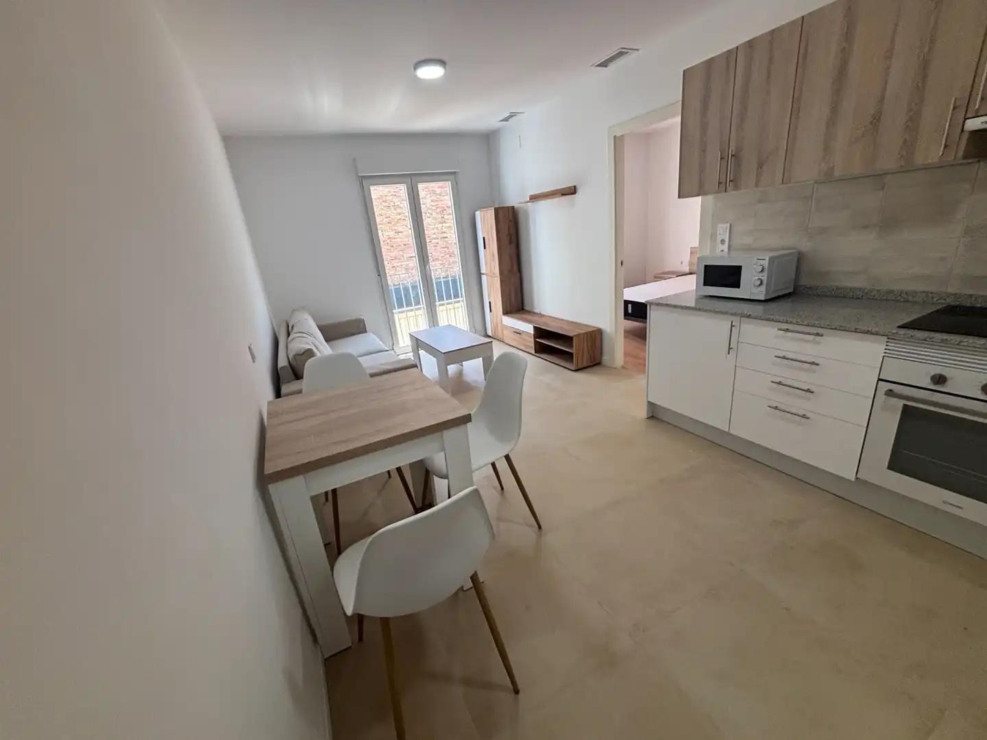 Sala de estar de Dúplex de alquiler en Lleida con Aire acondicionado, Calefacción y Parquet