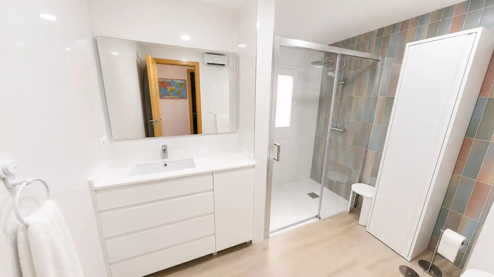 Badezimmer von Dachboden zum Verkauf in Vélez-Málaga mit Klimaanlage, Terrasse und Möbliert