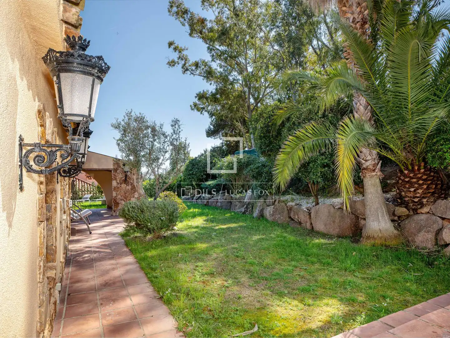 Jardín de Casa o chalet en venta en Blanes con Aire acondicionado, Calefacción y Jardín privado