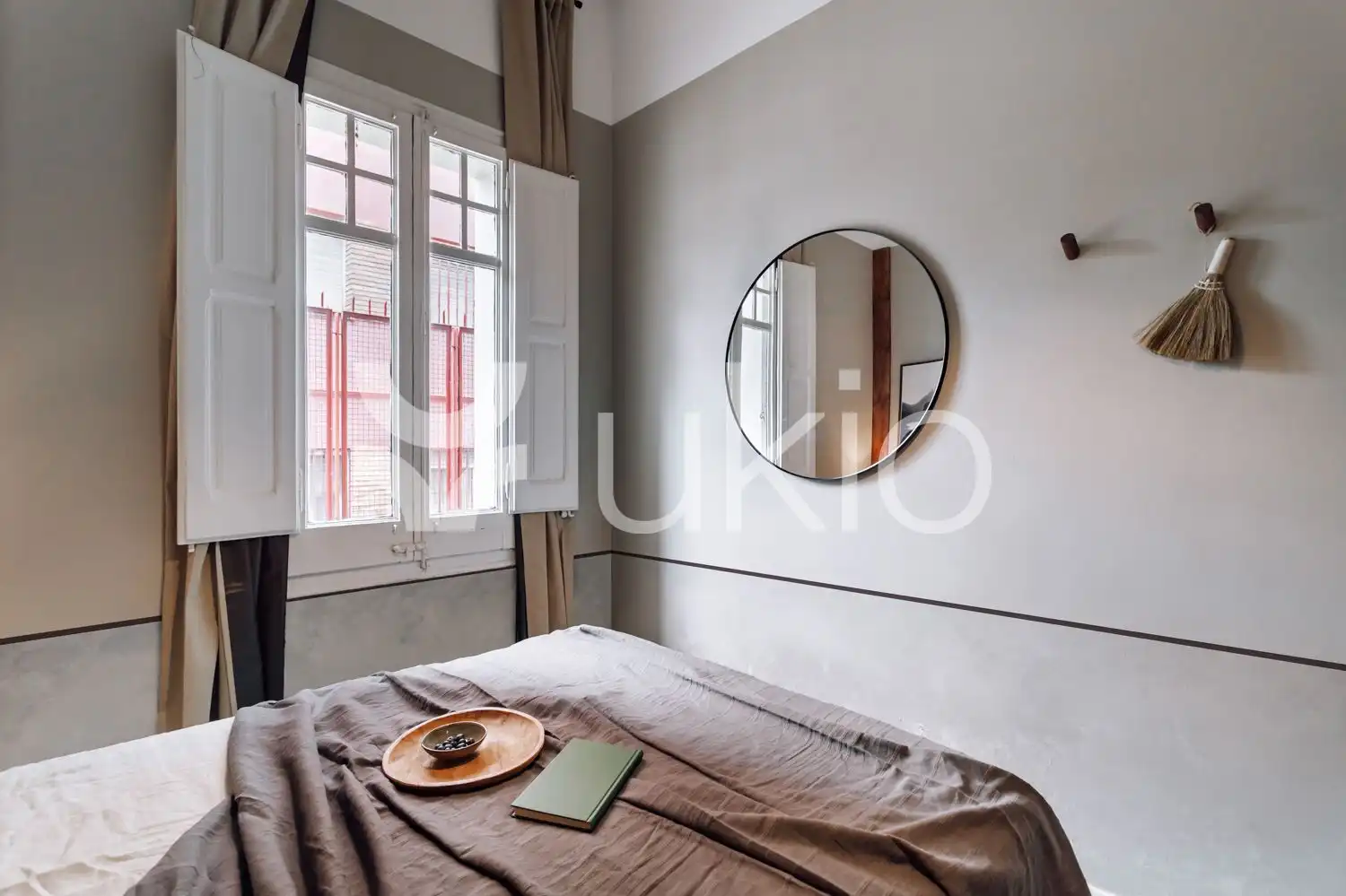Habitación de Apartamento de alquiler en Barcelona con Aire acondicionado, Amueblado y Horno