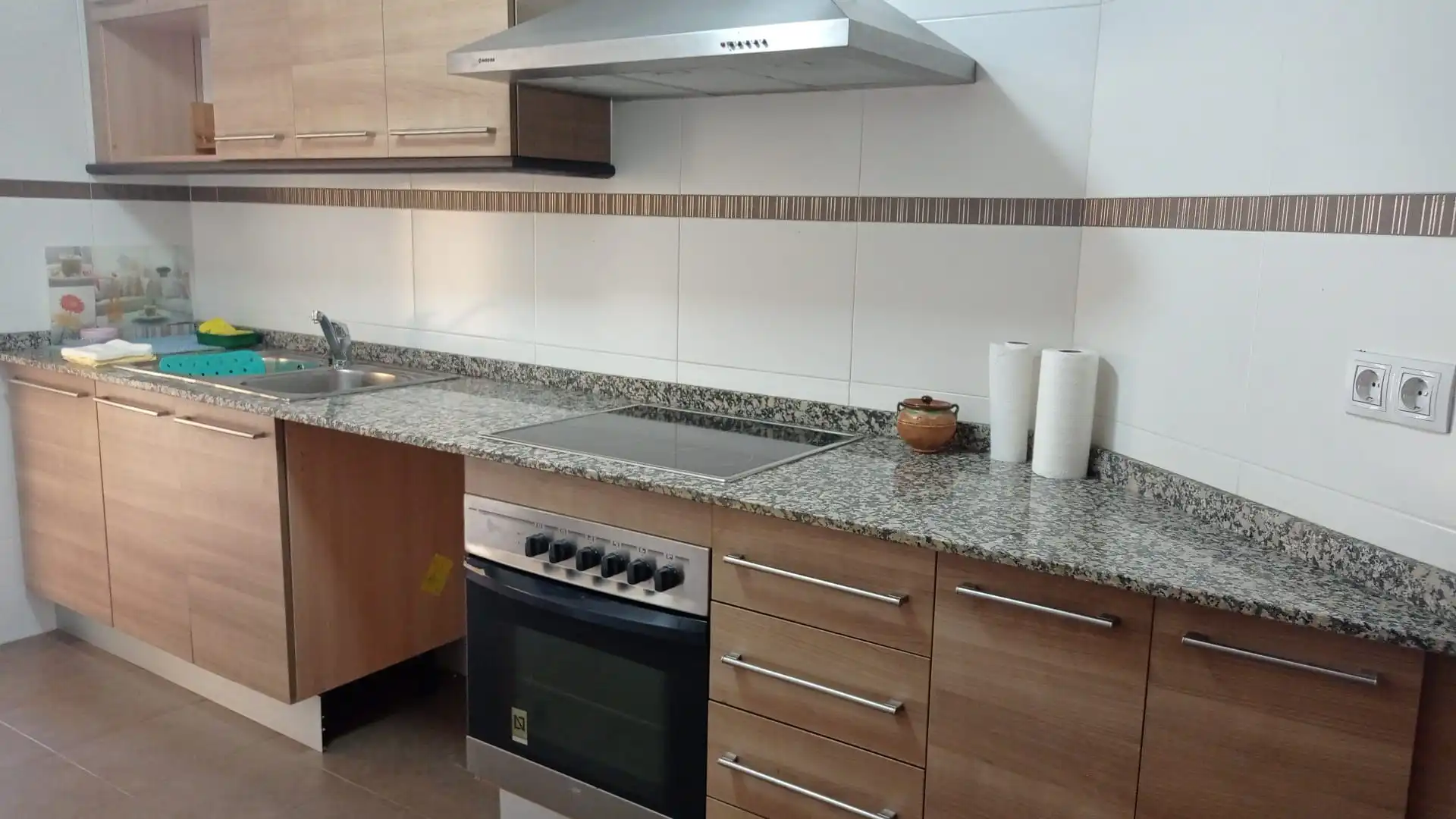 Kitchen of Flat for sale in Monzón  with Heating and Furnished
