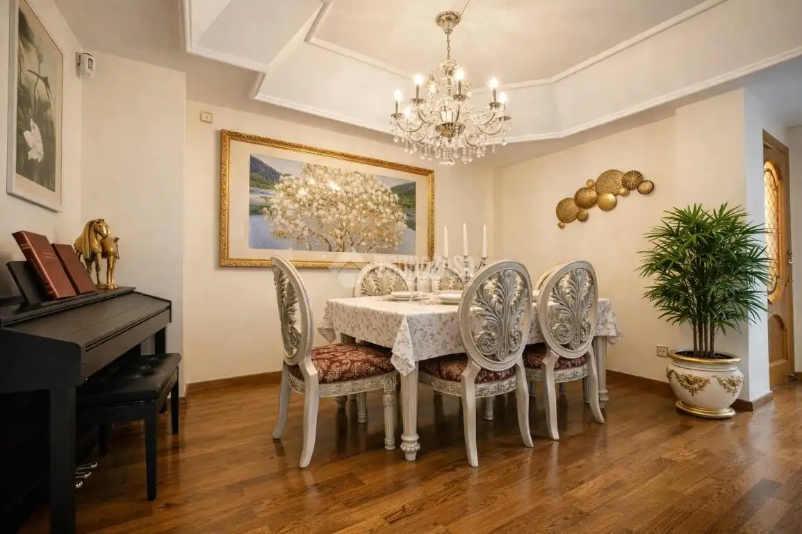Dining room of Detached homes for sale in Madrid  with Air Conditioner and Balcony