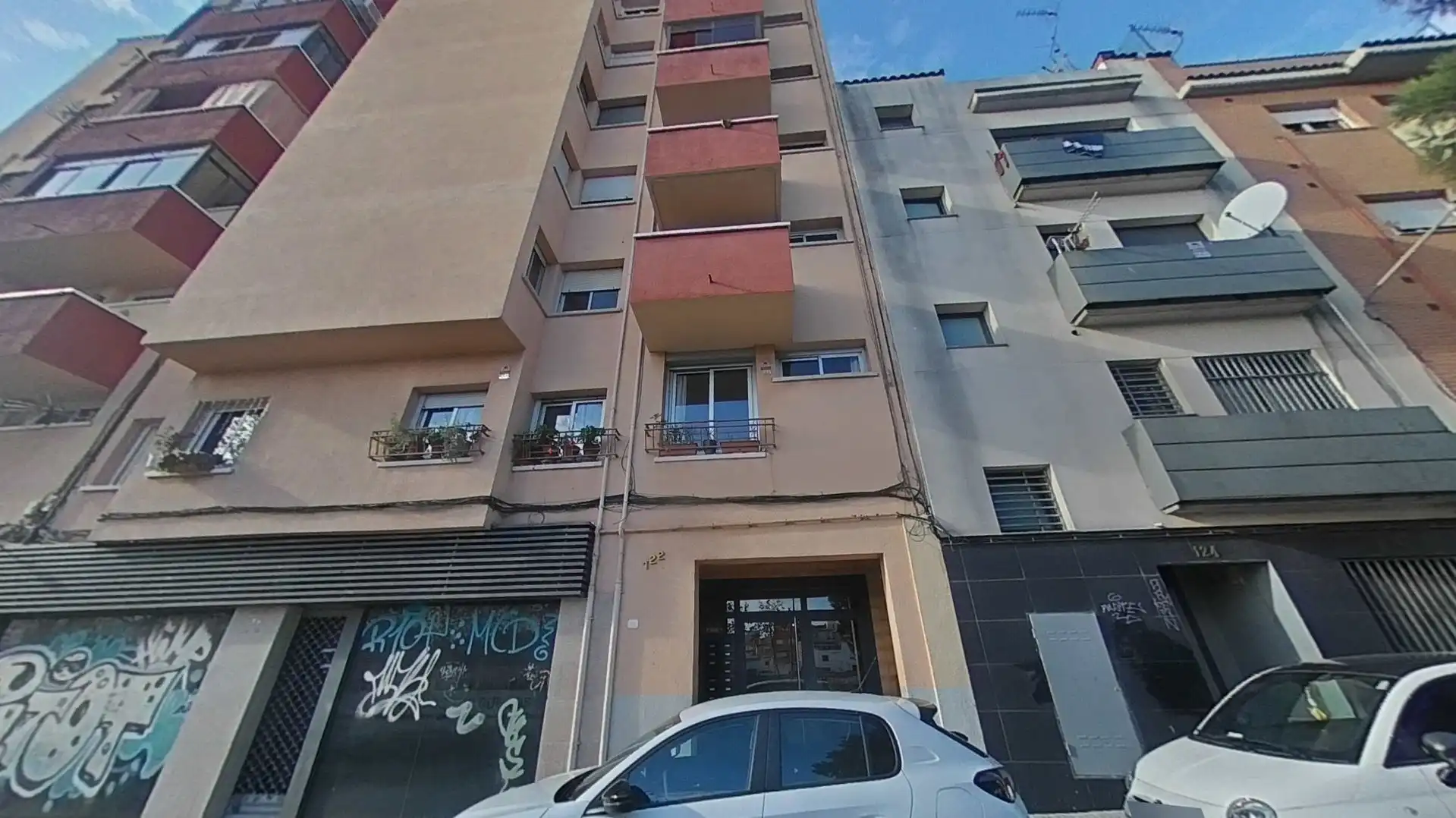Exterior view of Flat for sale in Terrassa  with Heating and Terrace