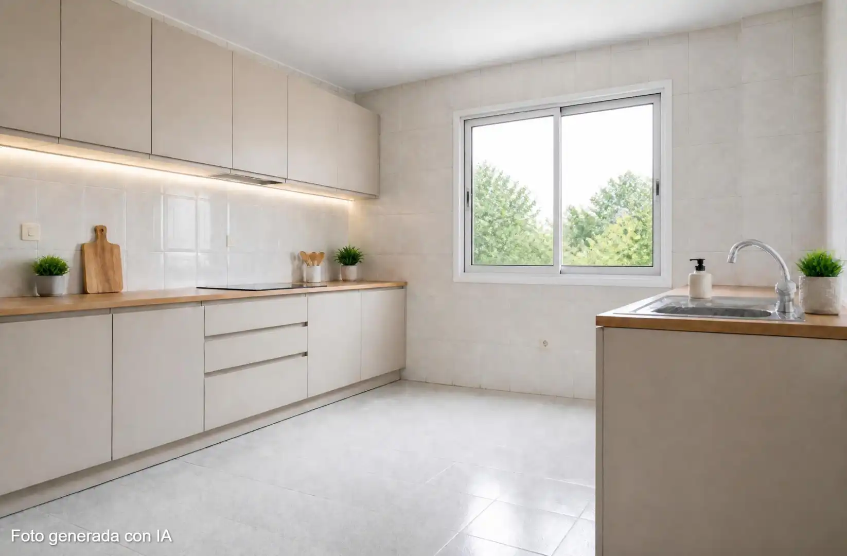 Cocina de Casa o chalet en venta en Carral con Jardín privado y Parquet