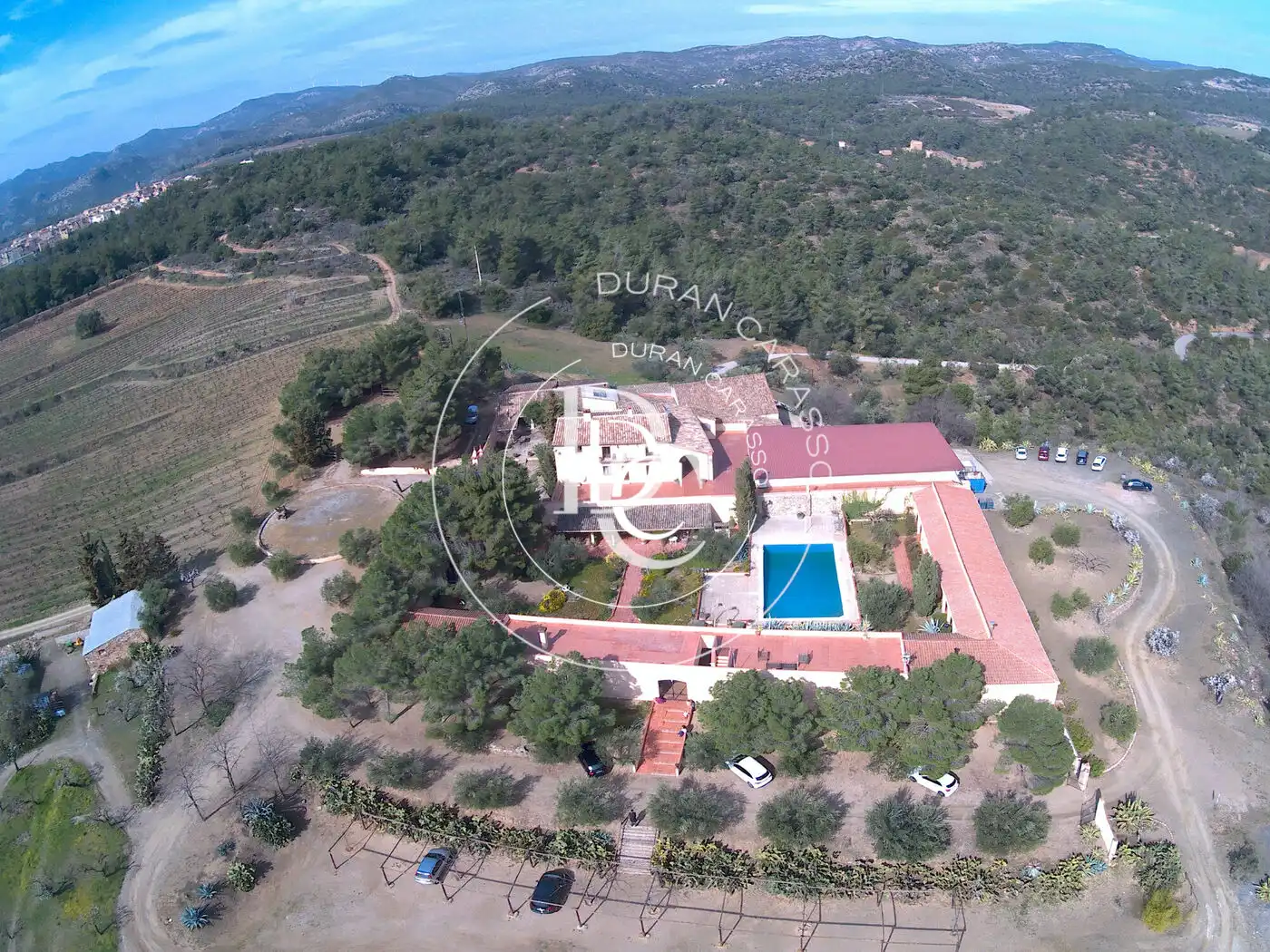 Exterior view of Country homes for sale in El Molar (Tarragona)  with Swimming Pool and Balcony