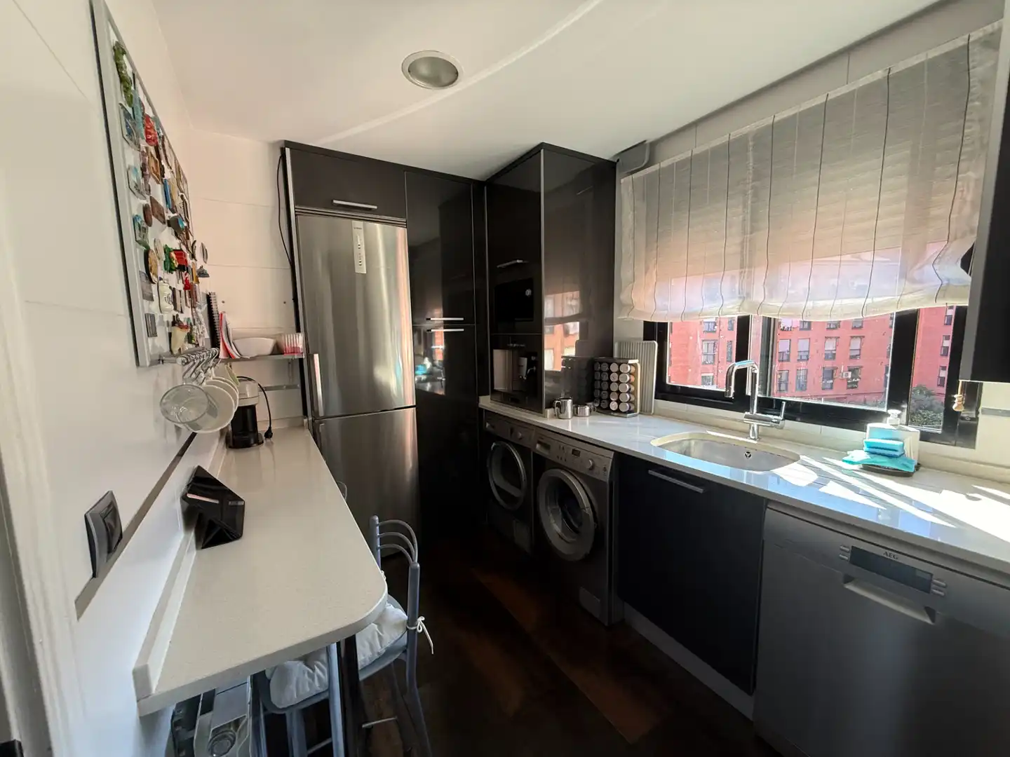 Küche von Wohnung zum Verkauf in Madrid mit Klimaanlage, Heizung und Privatgarten