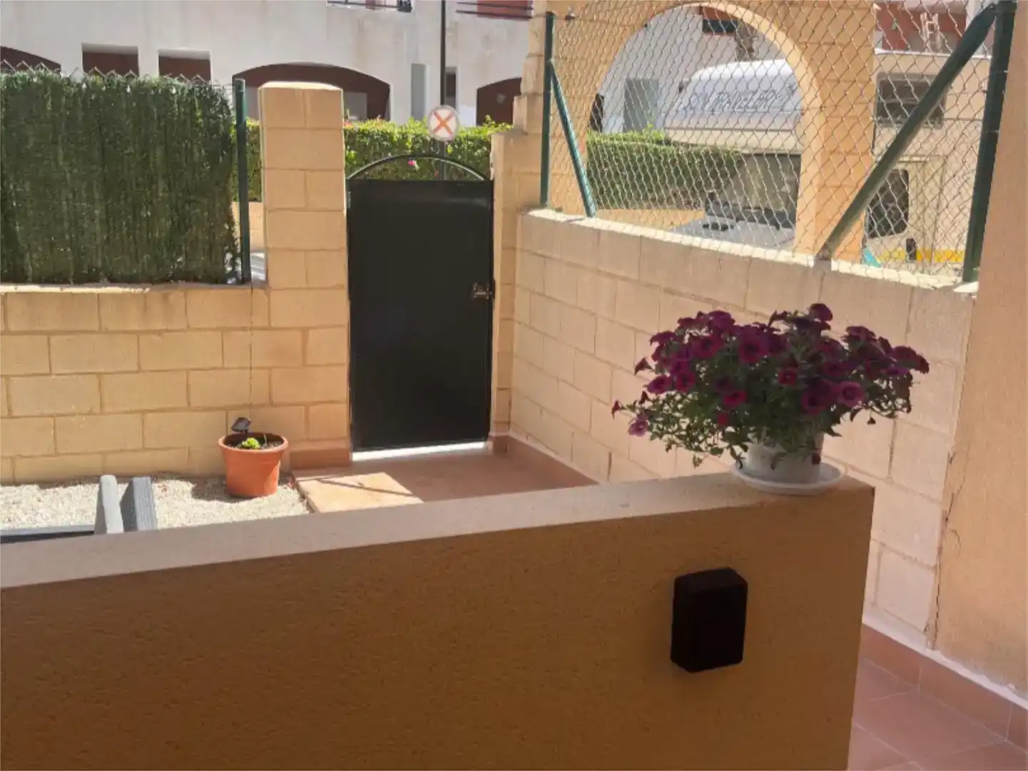 Terrassa de Pis de lloguer en Vera amb Aire condicionat i Piscina