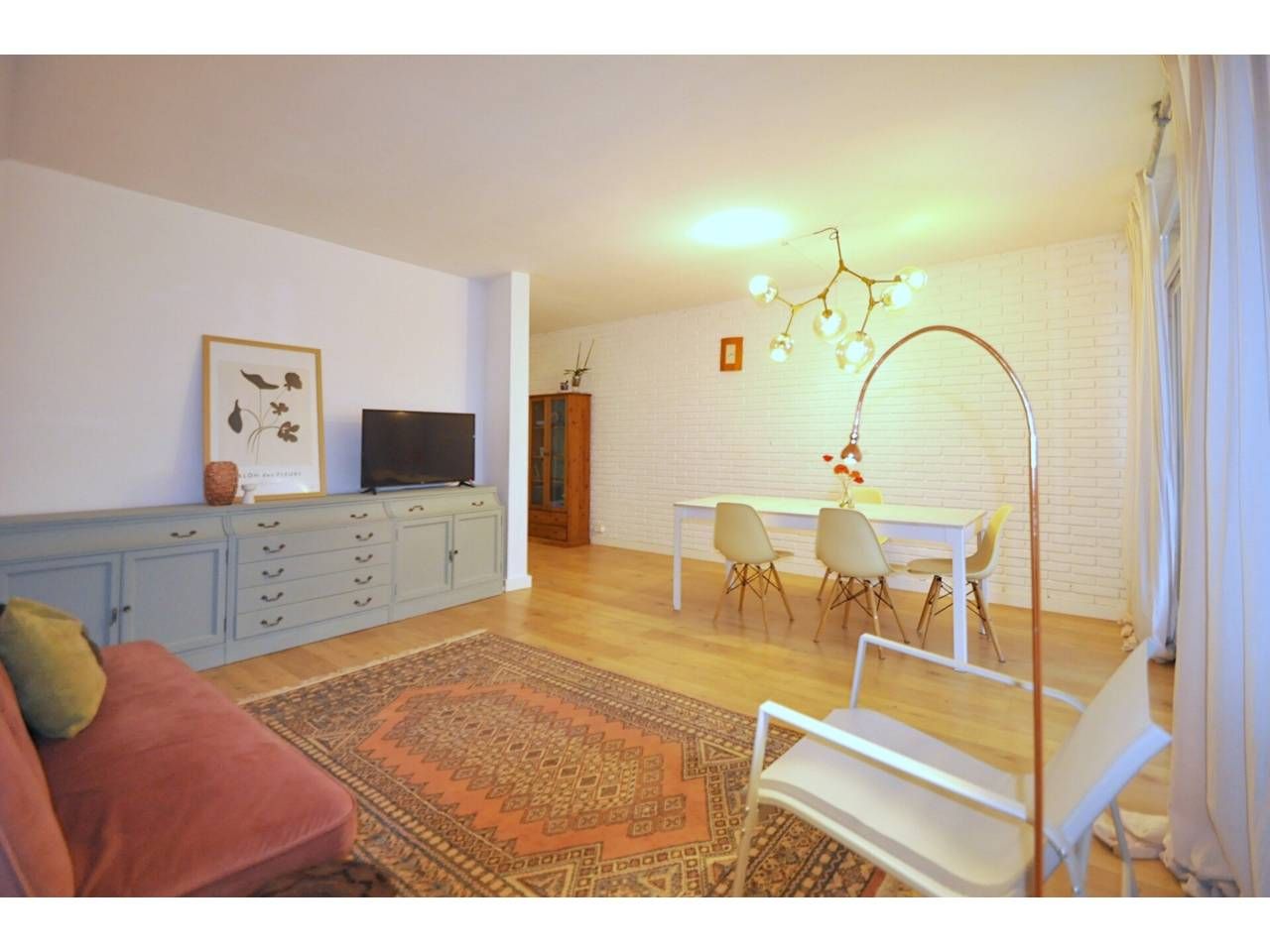 Living room of Flat for sale in Lloret de Mar  with Air Conditioner, Heating and Parquet flooring
