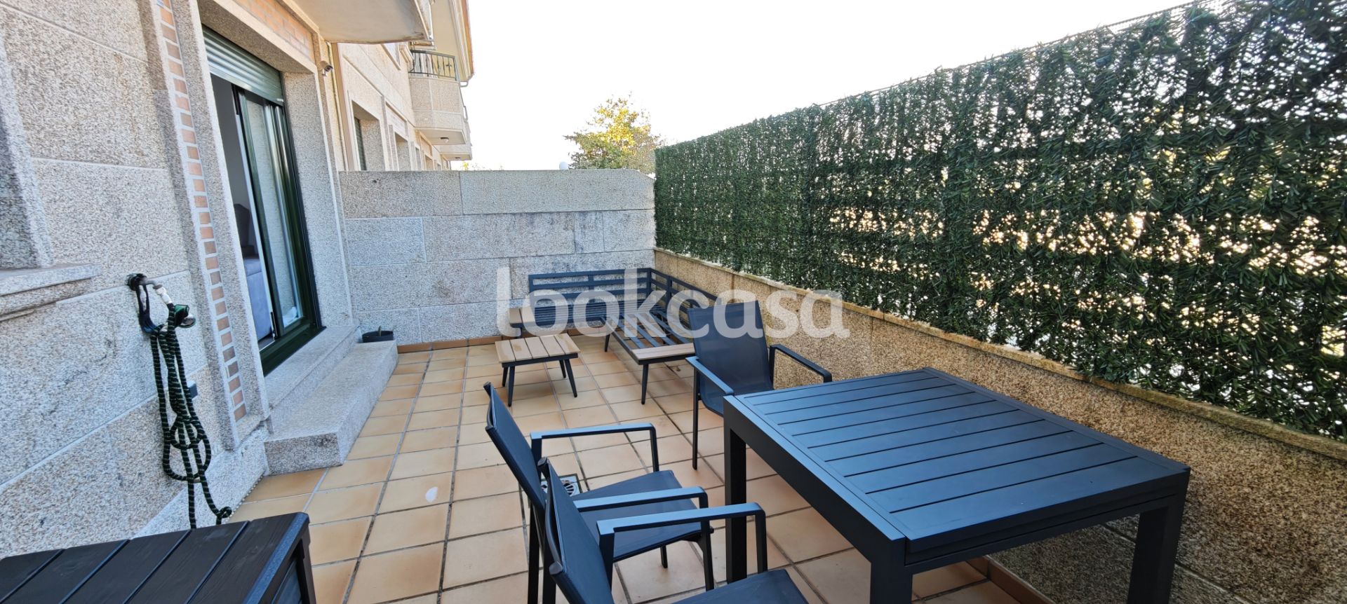 Terrassa de Apartament en venda en Sanxenxo amb Jardí privat, Parquet i Terrassa