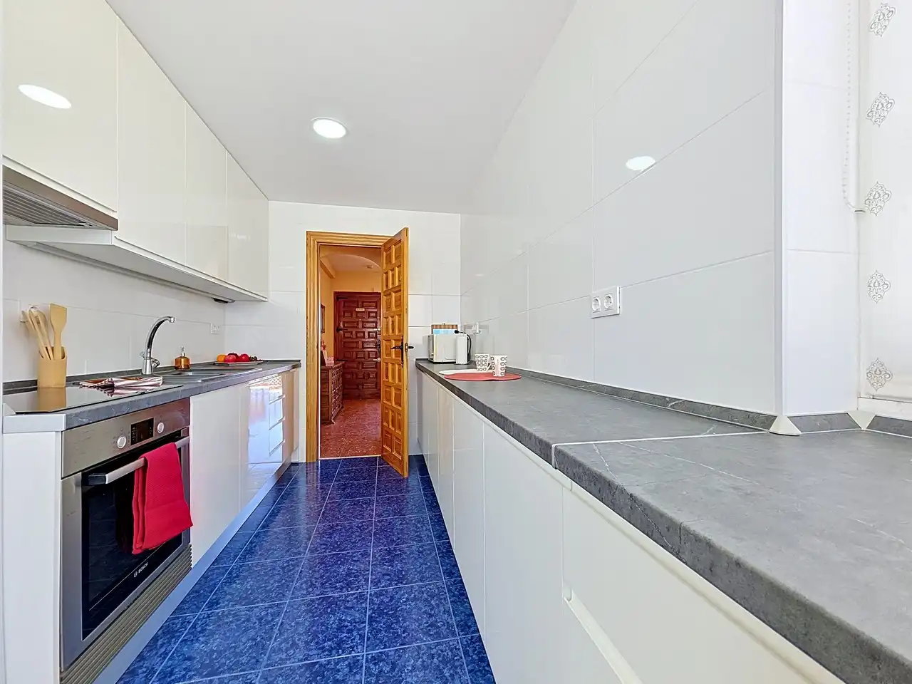 Kitchen of Apartments for sale in Dénia  with Furnished, Oven and Washing machine