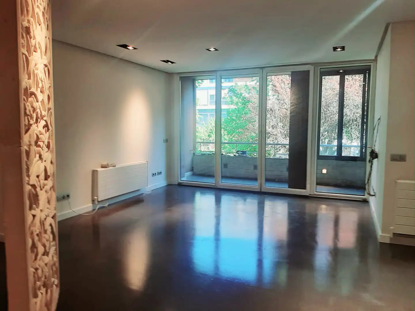 Sala d'estar de Pis de lloguer en Madrid amb Calefacció, Terrassa i Forn