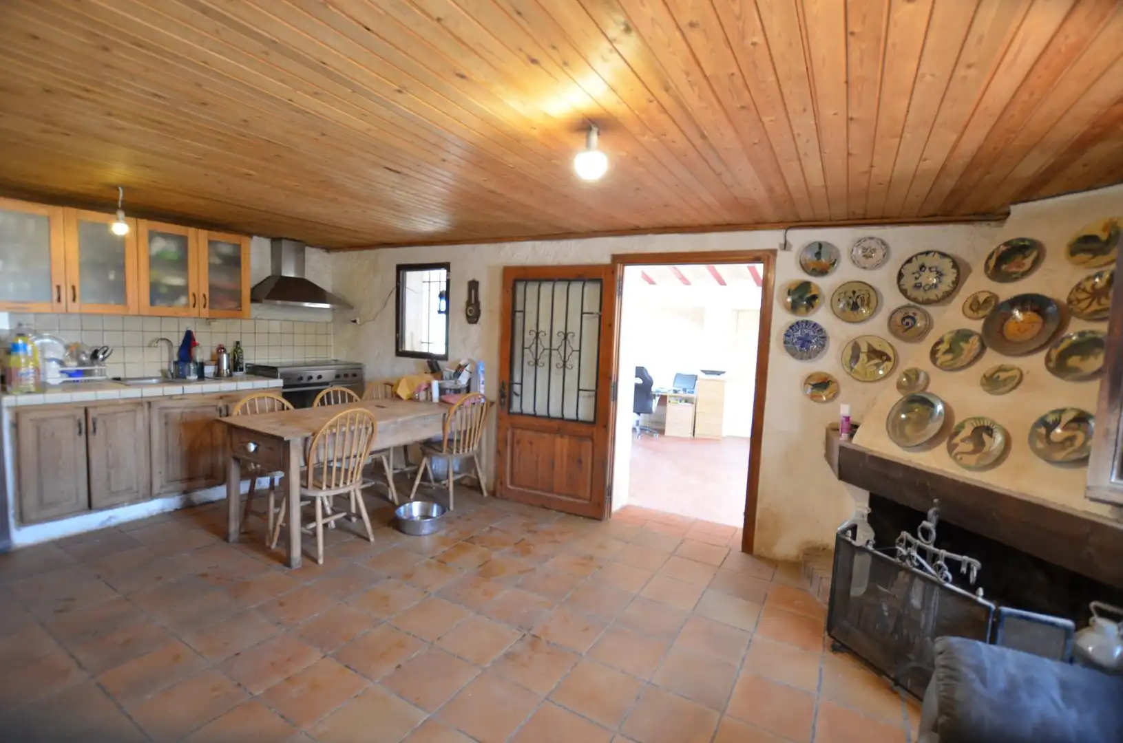 Cocina de Finca rústica en venta en Tivissa con Jardín privado, Terraza y Trastero