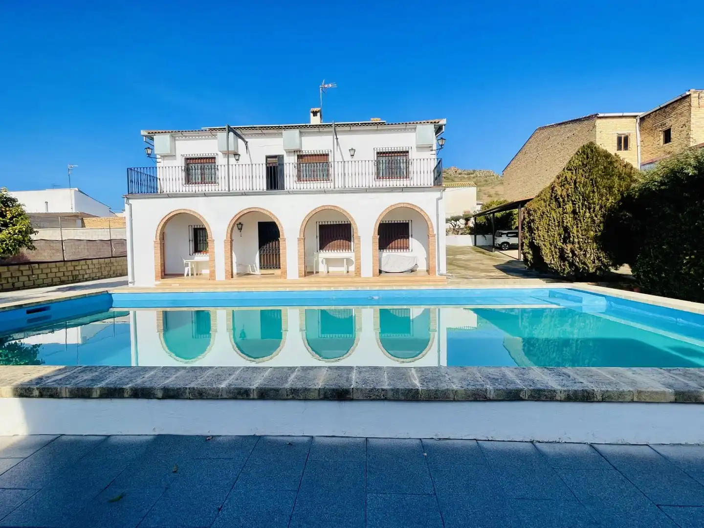 Piscina de Finca rústica en venta en Badolatosa con Jardín privado, Terraza y Piscina