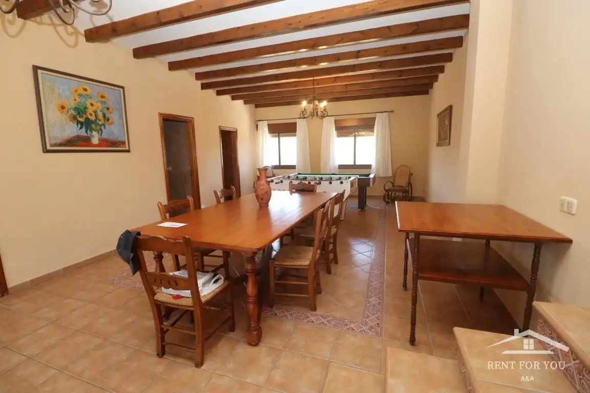Comedor de Casa o chalet de alquiler en Guaro con Jardín privado, Terraza y Trastero