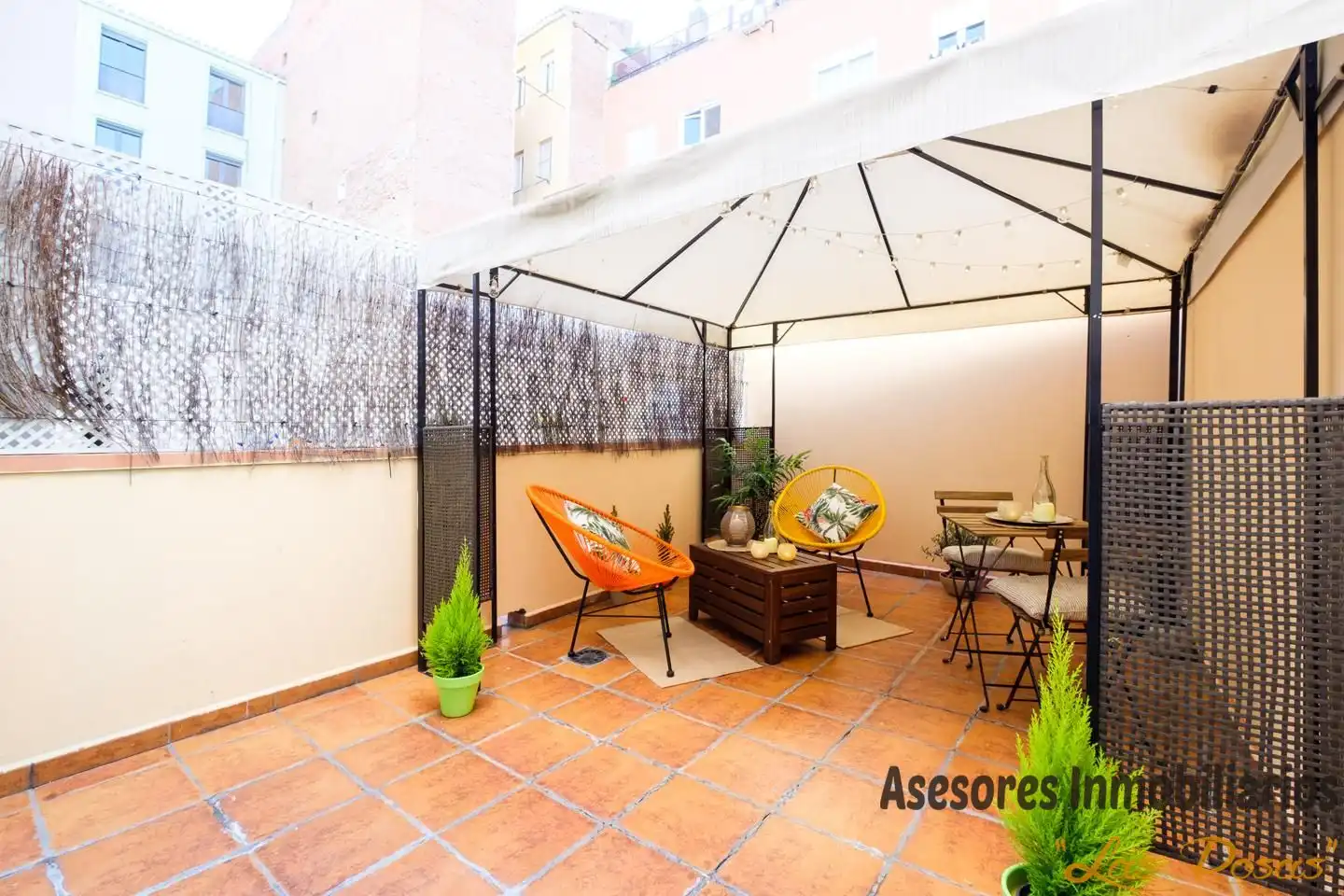 Terrasse von Wohnung zur Miete in Madrid mit Klimaanlage und Möbliert