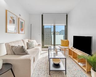 Living room of Apartment to rent in  Madrid Capital  with Air Conditioner, Heating and Furnished