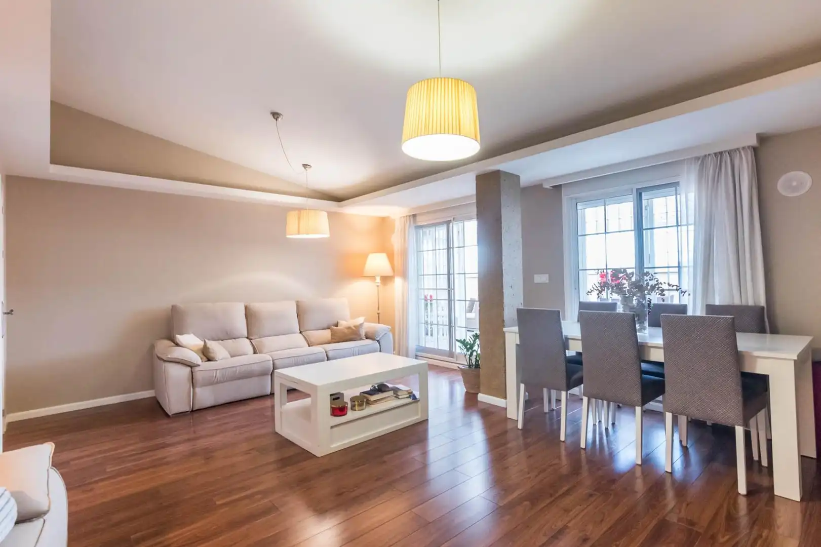 Living room of Attic for sale in Murcia  with Heating, Parquet flooring and Terrace