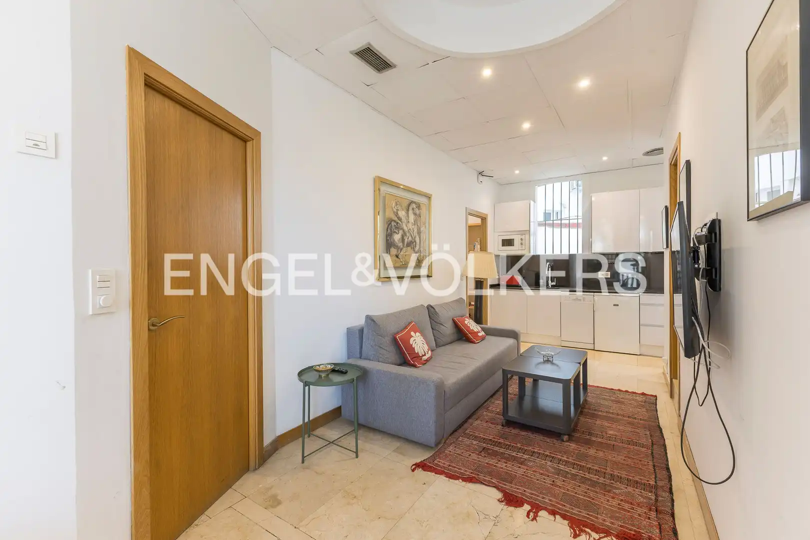 Sala d'estar de Planta baixa de lloguer en Madrid amb Aire condicionat, Calefacció i Jardí privat