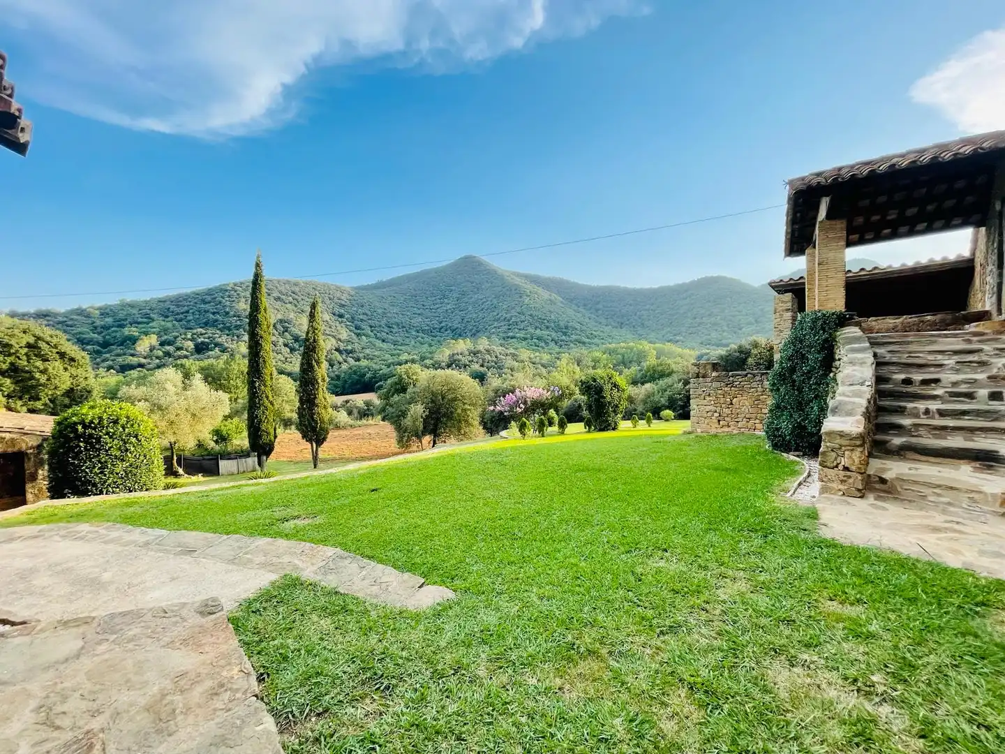 Jardín de Finca rústica de alquiler en Canet d'Adri con Calefacción, Jardín privado y Piscina