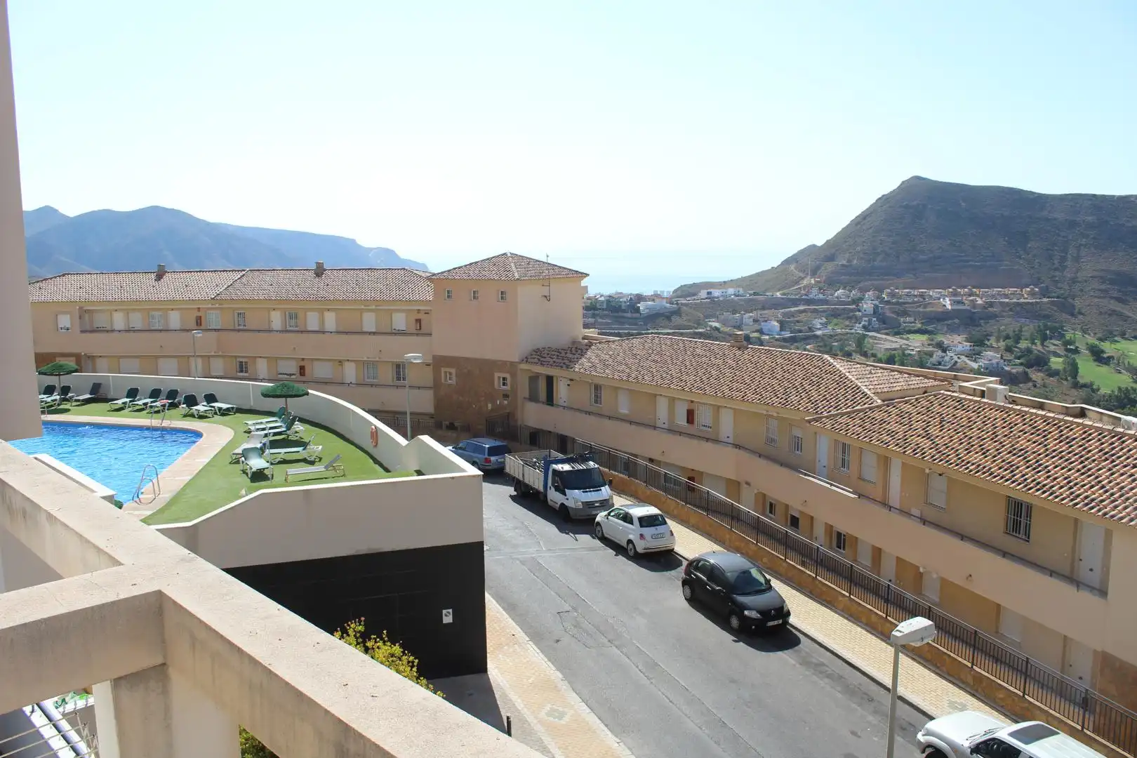 Exterior view of Apartments for sale in Vícar  with Air Conditioner, Terrace and Swimming Pool