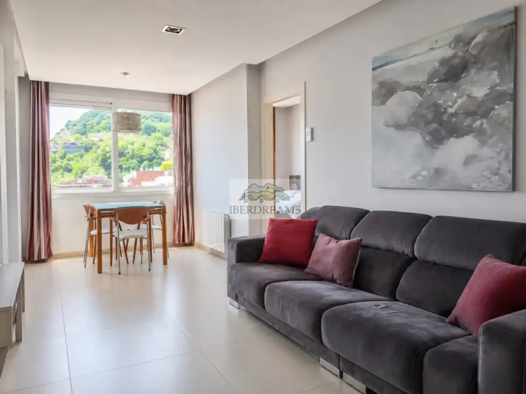 Sala de estar de Ático en venta en Barcelona