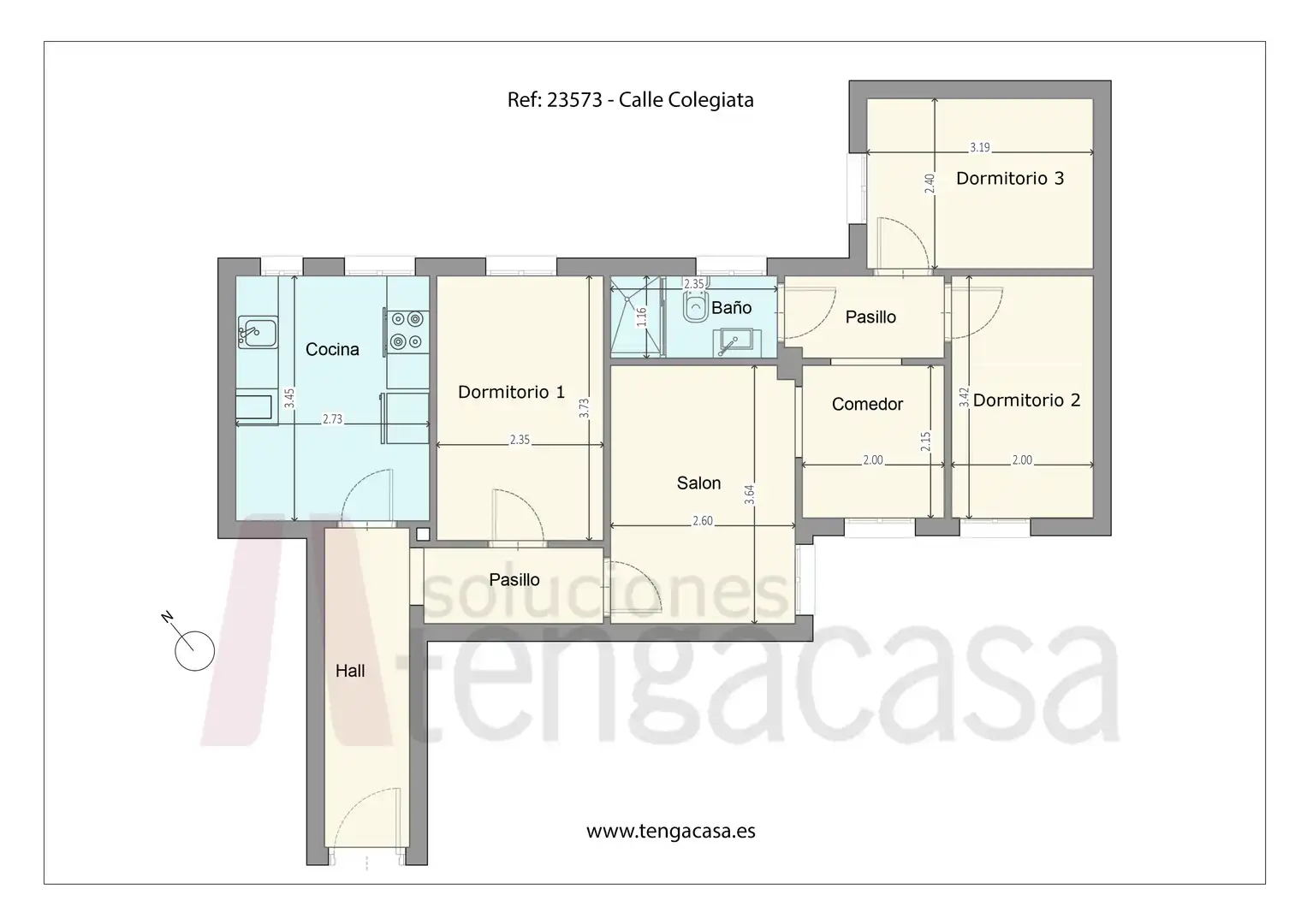 Flat for rent to own in Calle de la Colegiata, Embajadores - Lavapiés