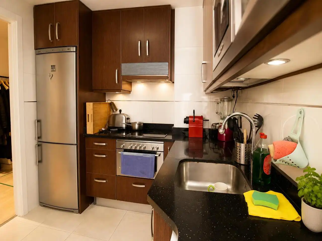 Kitchen of Flat for sale in Madrid  with Air Conditioner, Heating and Terrace