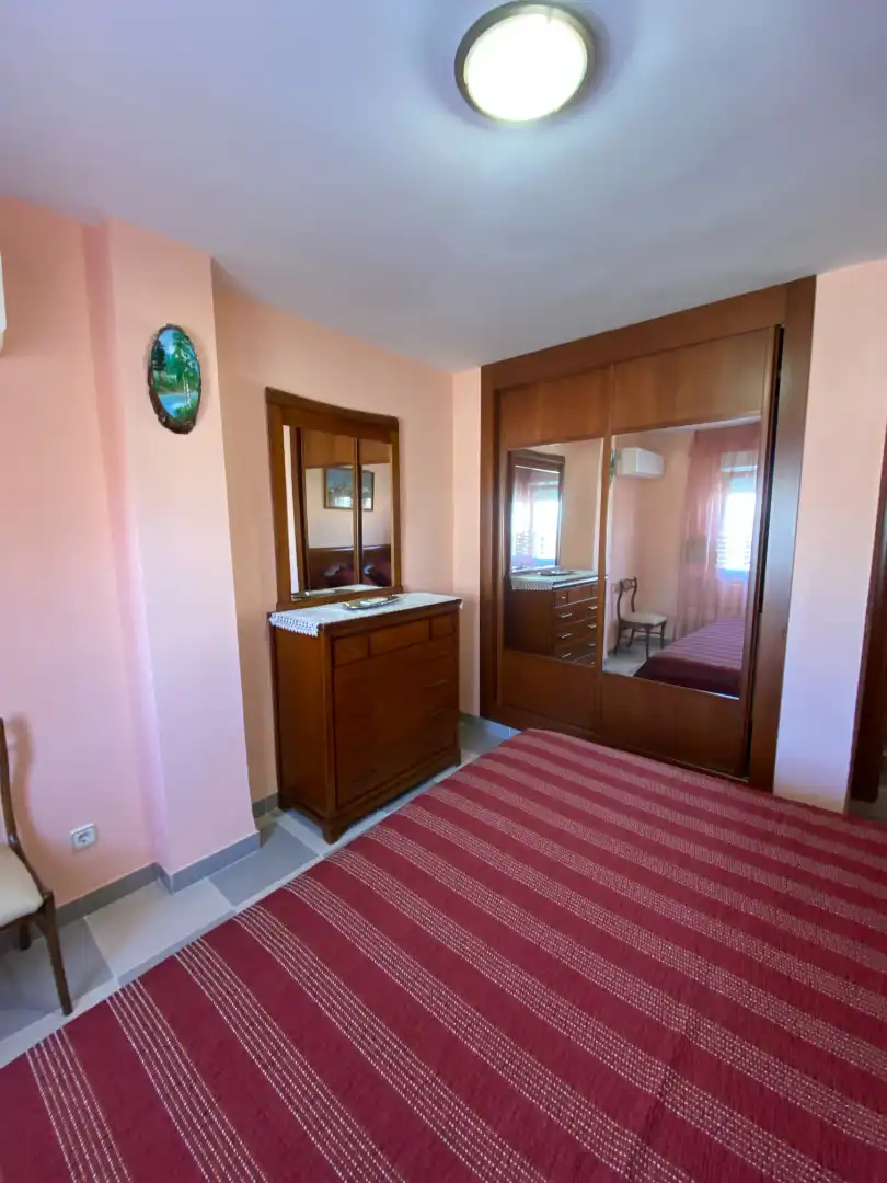 Schlafzimmer von Wohnung zur Miete in Málaga mit Klimaanlage, Terrasse und Möbliert