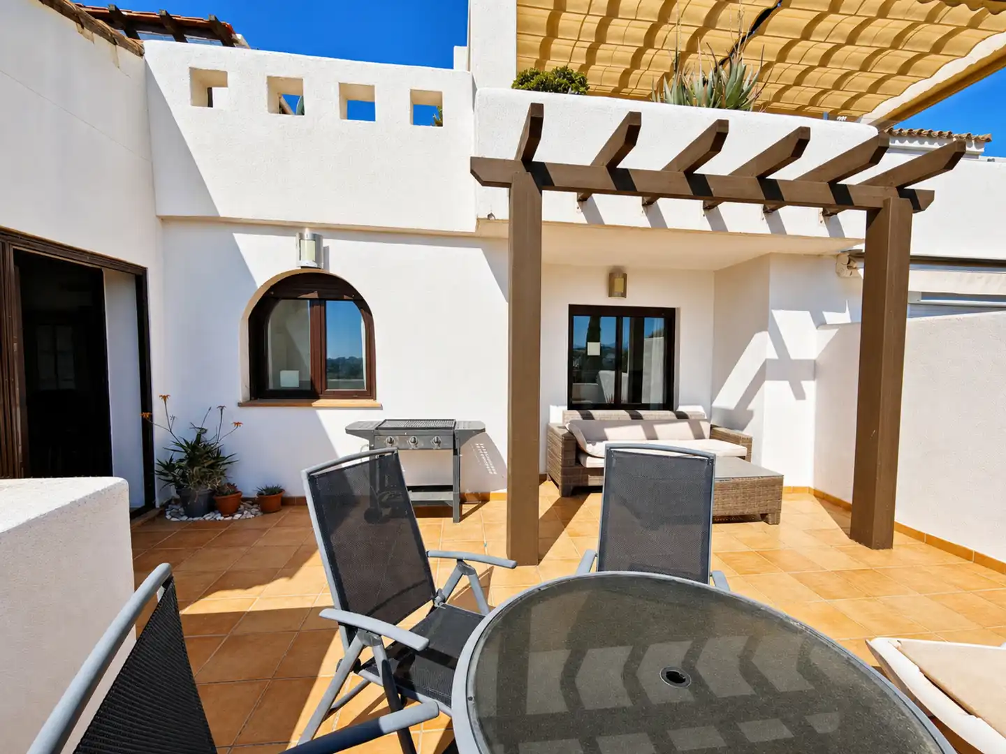 Terrassa de Apartament en venda en Casares amb Aire condicionat, Terrassa i Piscina