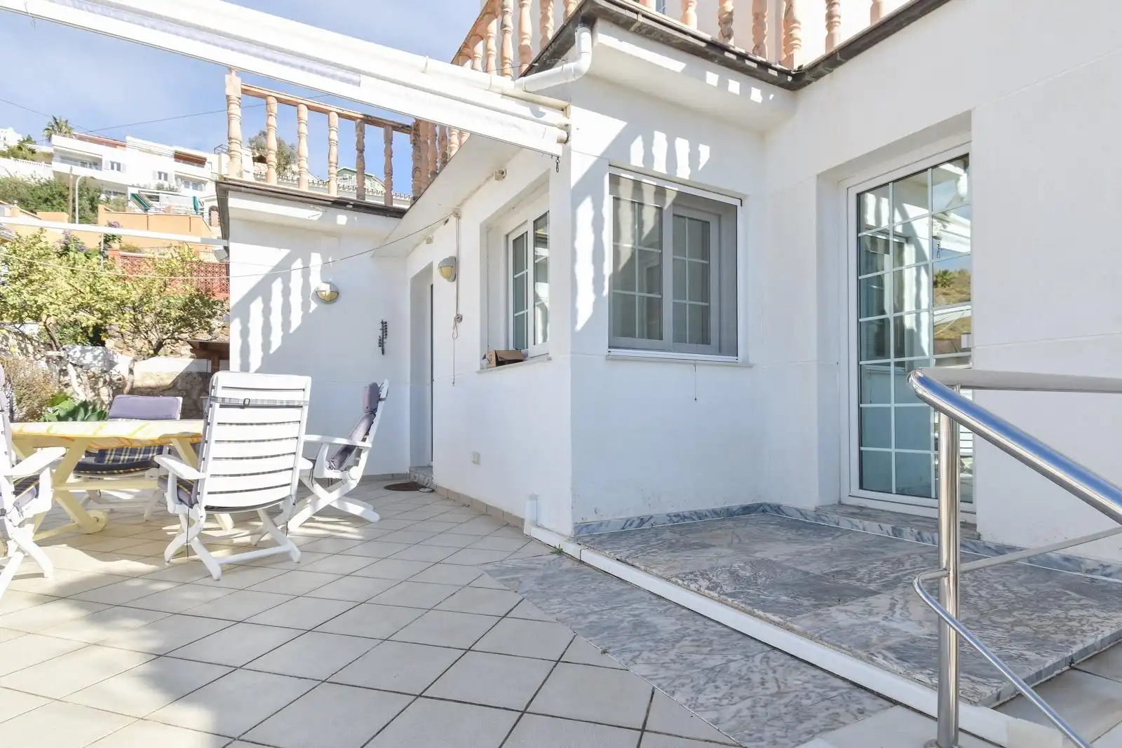 Terraza de Casa o chalet de alquiler en Rincón de la Victoria con Aire acondicionado, Calefacción y Jardín privado