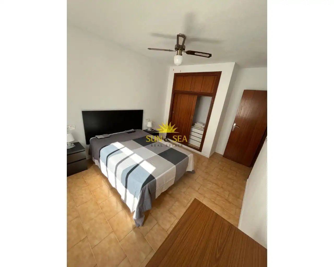Bedroom of Apartments for rent in San Javier  with Air Conditioner, Heating and Terrace