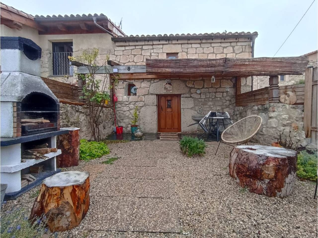 Vista exterior de Casa adosada en venta en Rublacedo de Abajo con Calefacción, Jardín privado y Terraza